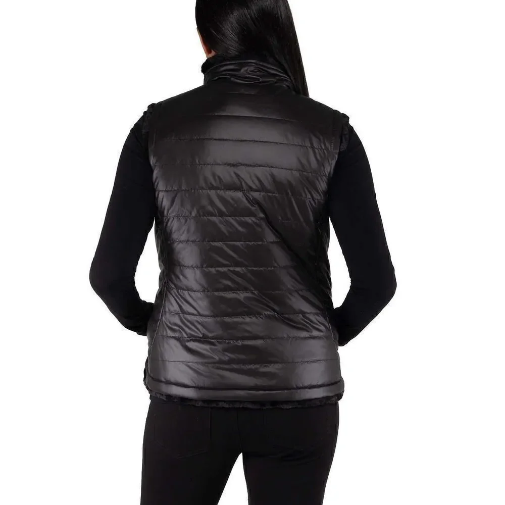NEW! Nicole Miller Ladies Reversible and Versatile FauxFur or Quilted Ve… - Picture 6 of 16